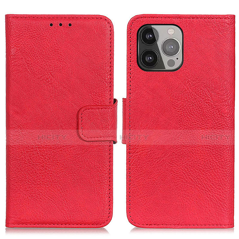 Handytasche Stand Schutzhülle Flip Leder Hülle L27 für Apple iPhone 13 Pro Max Rot Plus