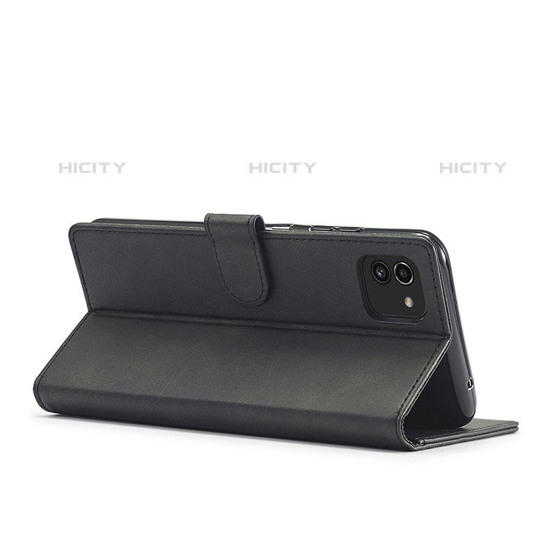 Handytasche Stand Schutzhülle Flip Leder Hülle LC1 für Samsung Galaxy A03 groß