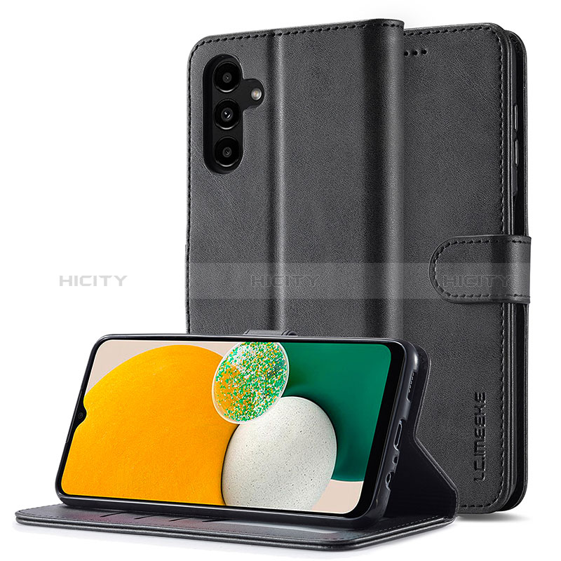 Handytasche Stand Schutzhülle Flip Leder Hülle LC1 für Samsung Galaxy A04s groß