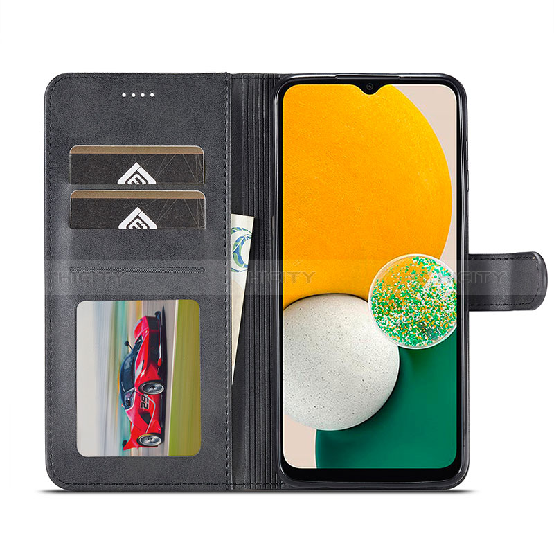 Handytasche Stand Schutzhülle Flip Leder Hülle LC1 für Samsung Galaxy A04s groß