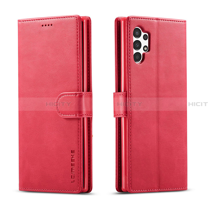 Handytasche Stand Schutzhülle Flip Leder Hülle LC1 für Samsung Galaxy A13 4G Pink Plus