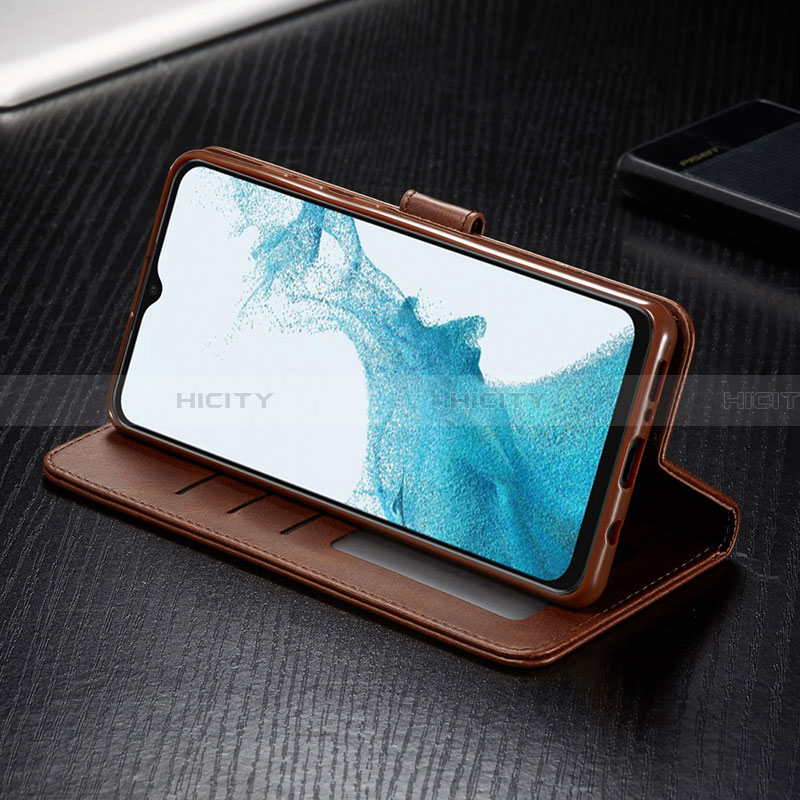 Handytasche Stand Schutzhülle Flip Leder Hülle LC1 für Samsung Galaxy A23 4G groß