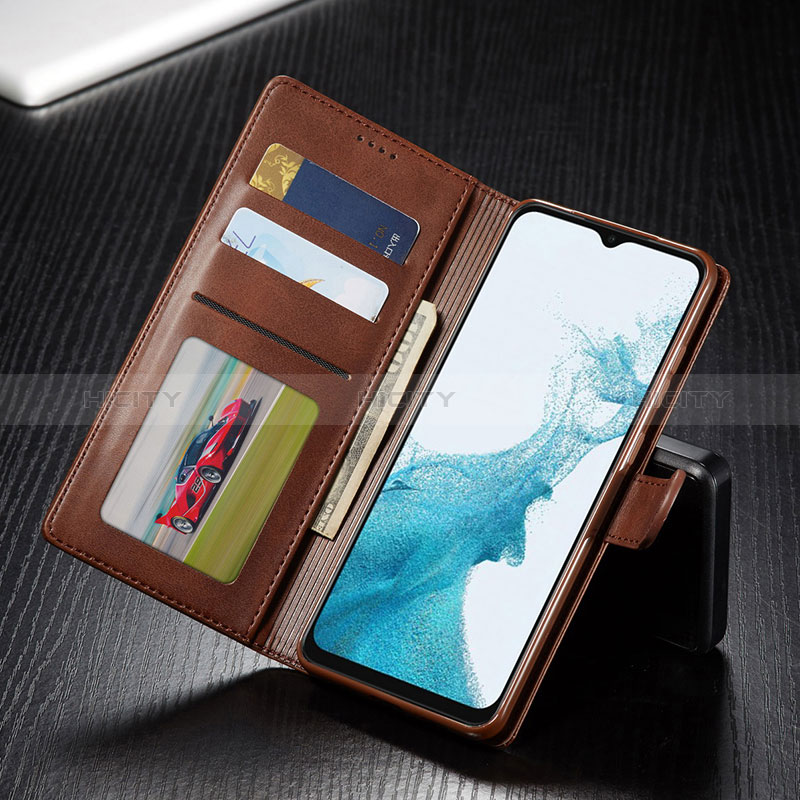 Handytasche Stand Schutzhülle Flip Leder Hülle LC1 für Samsung Galaxy A23 5G