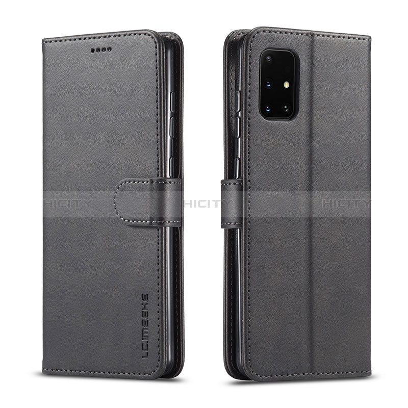 Handytasche Stand Schutzhülle Flip Leder Hülle LC1 für Samsung Galaxy M51 Schwarz Plus