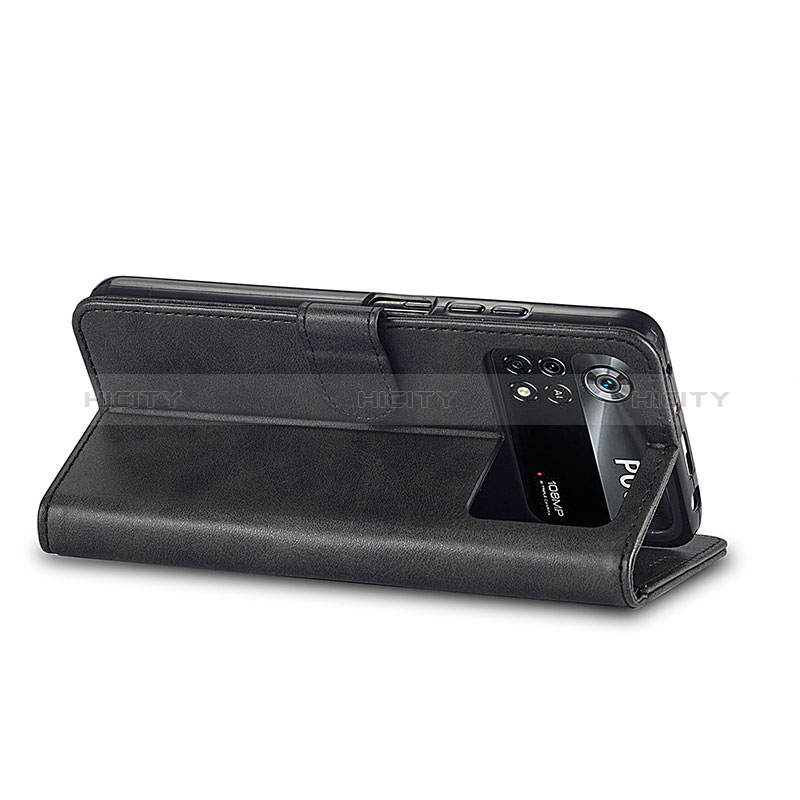 Handytasche Stand Schutzhülle Flip Leder Hülle LC1 für Xiaomi Poco M4 Pro 4G