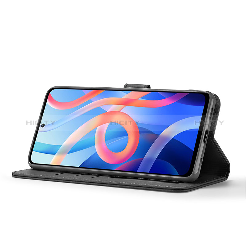 Handytasche Stand Schutzhülle Flip Leder Hülle LC1 für Xiaomi Poco M4 Pro 5G groß