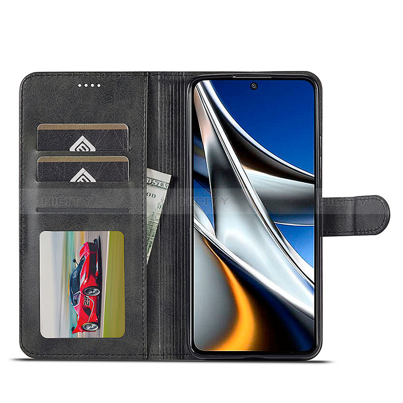 Handytasche Stand Schutzhülle Flip Leder Hülle LC1 für Xiaomi Poco X4 Pro 5G