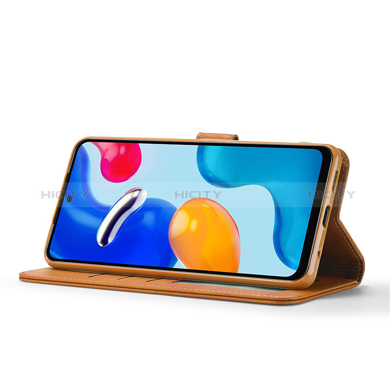 Handytasche Stand Schutzhülle Flip Leder Hülle LC1 für Xiaomi Redmi Note 11 Pro 4G groß