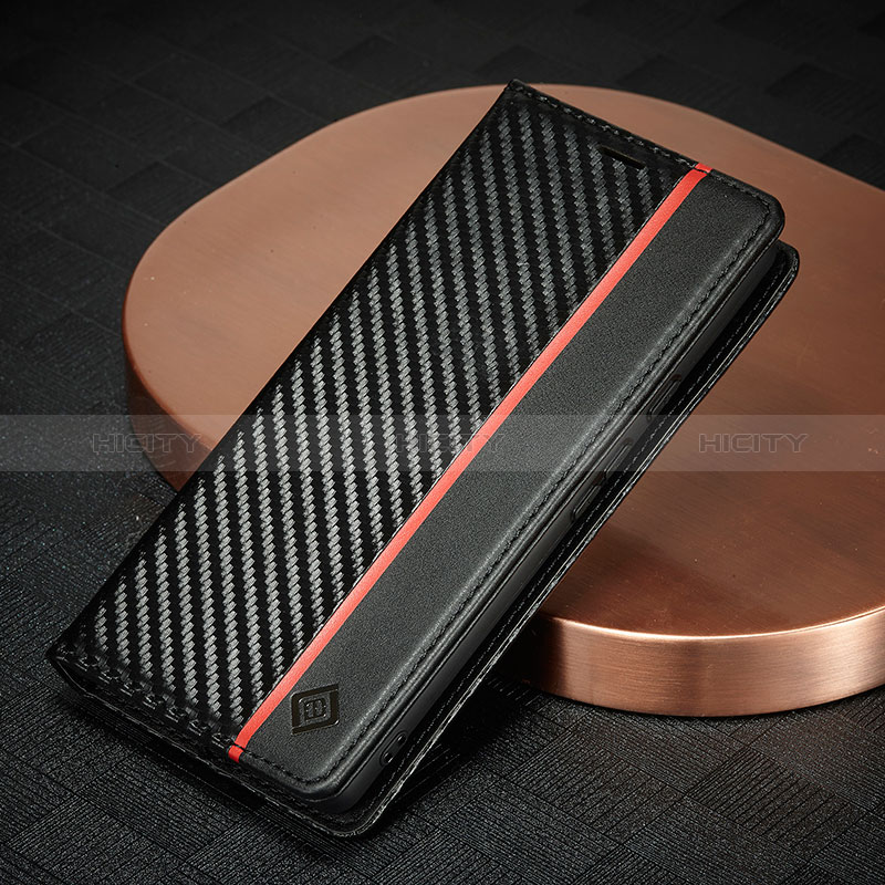 Handytasche Stand Schutzhülle Flip Leder Hülle LC2 für Google Pixel 8a 5G Schwarz