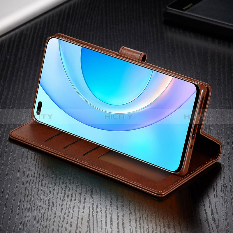 Handytasche Stand Schutzhülle Flip Leder Hülle LC2 für Huawei Nova 8i groß