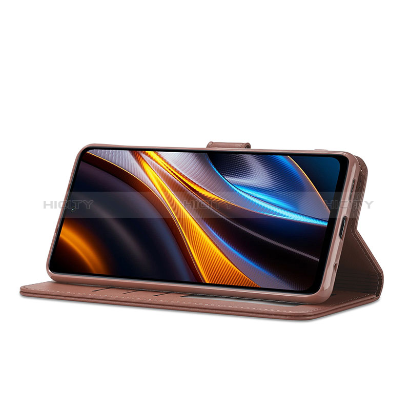 Handytasche Stand Schutzhülle Flip Leder Hülle LC2 für Xiaomi Poco X4 GT 5G