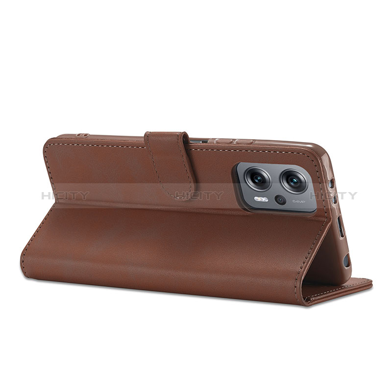 Handytasche Stand Schutzhülle Flip Leder Hülle LC2 für Xiaomi Poco X4 GT 5G groß