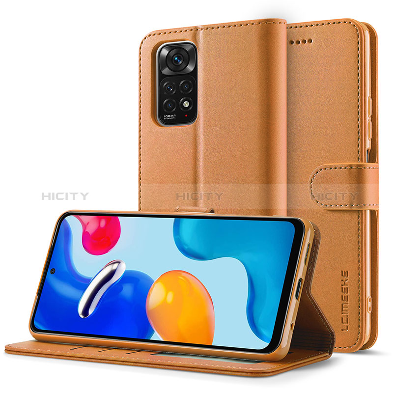 Handytasche Stand Schutzhülle Flip Leder Hülle LC2 für Xiaomi Redmi Note 11 Pro 4G