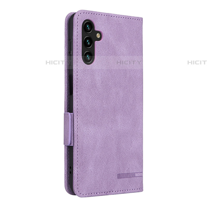 Handytasche Stand Schutzhülle Flip Leder Hülle LZ4 für Samsung Galaxy A04s Violett