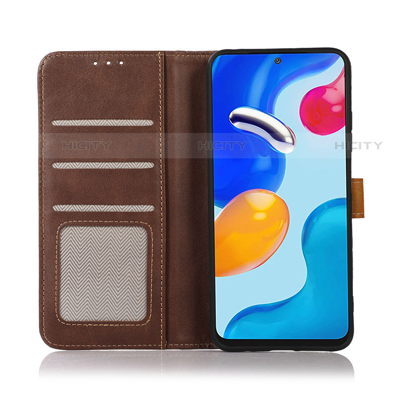 Handytasche Stand Schutzhülle Flip Leder Hülle M01L für Motorola Moto E32s groß