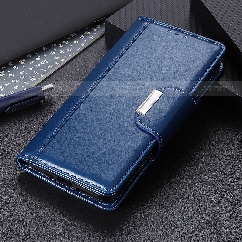 Handytasche Stand Schutzhülle Flip Leder Hülle M01L für Motorola Moto G Play Gen 2 Blau Plus