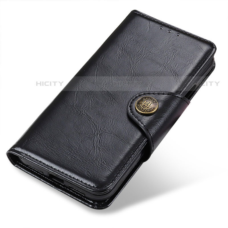 Handytasche Stand Schutzhülle Flip Leder Hülle M01L für Motorola Moto G31 Schwarz