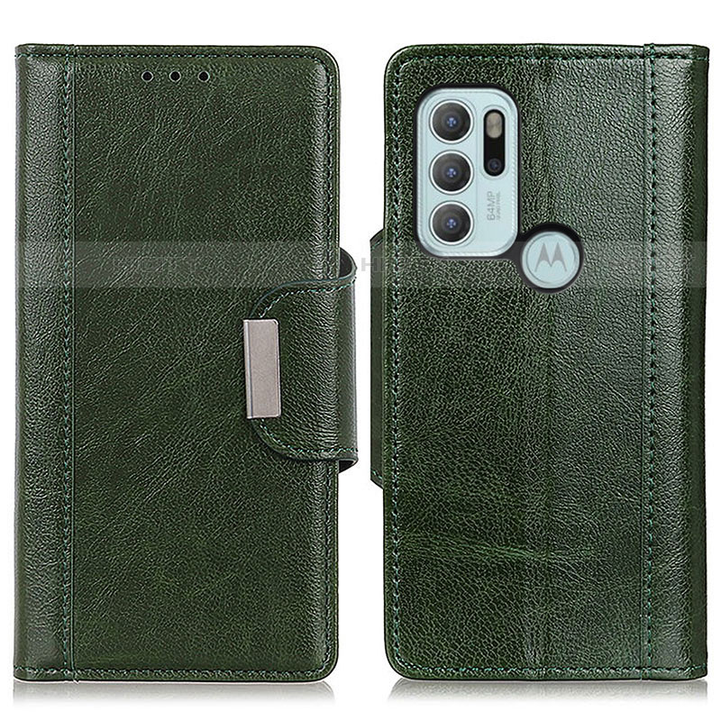 Handytasche Stand Schutzhülle Flip Leder Hülle M01L für Motorola Moto G60s groß