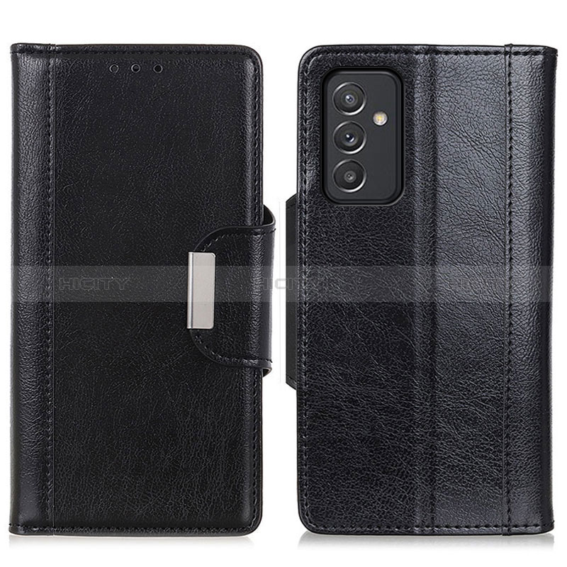 Handytasche Stand Schutzhülle Flip Leder Hülle M01L für Samsung Galaxy A15 4G Schwarz Plus