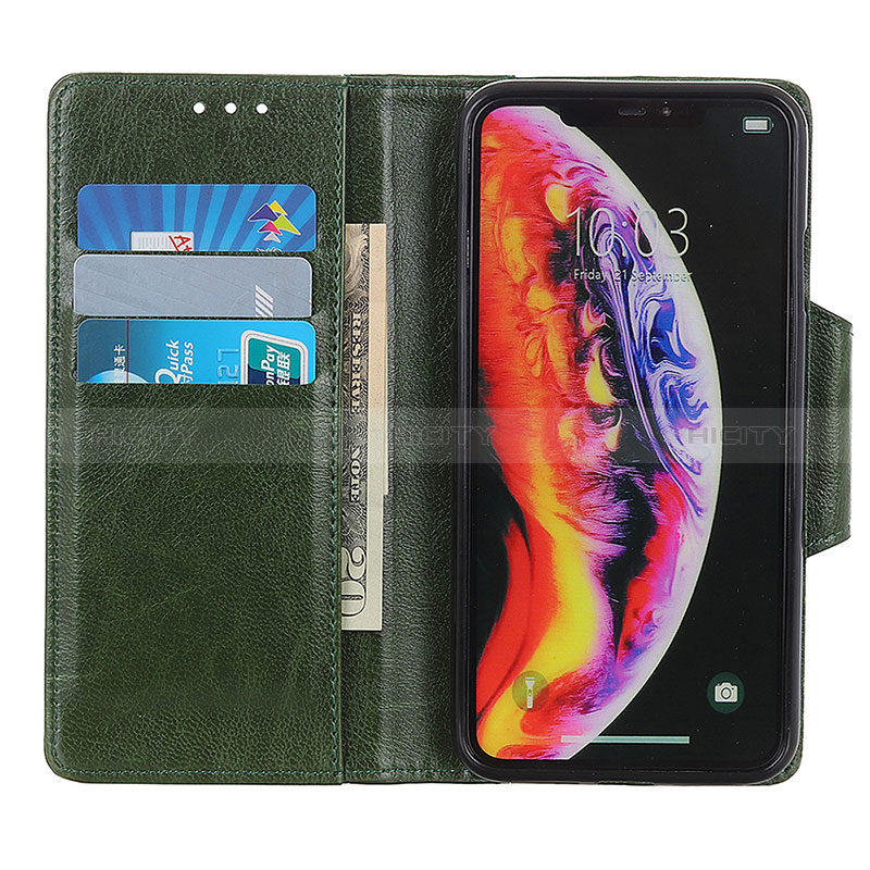 Handytasche Stand Schutzhülle Flip Leder Hülle M01L für Sony Xperia Ace II groß