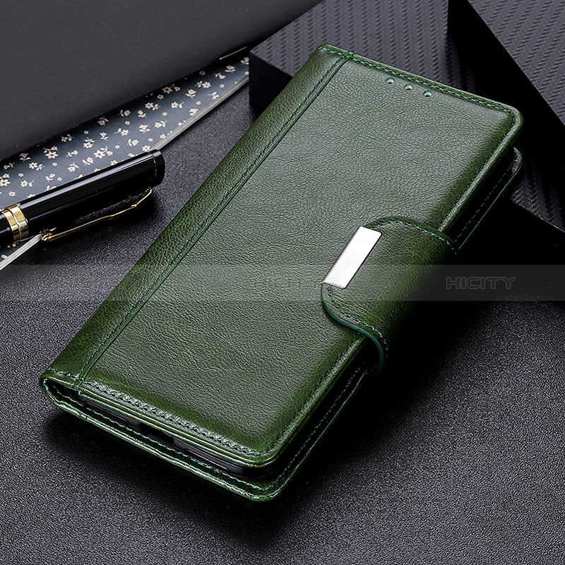 Handytasche Stand Schutzhülle Flip Leder Hülle M01L für Sony Xperia Ace II Grün Plus