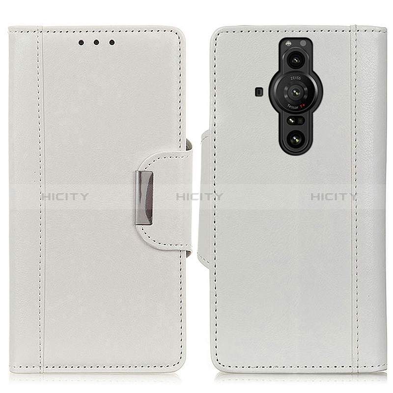 Handytasche Stand Schutzhülle Flip Leder Hülle M01L für Sony Xperia PRO-I groß