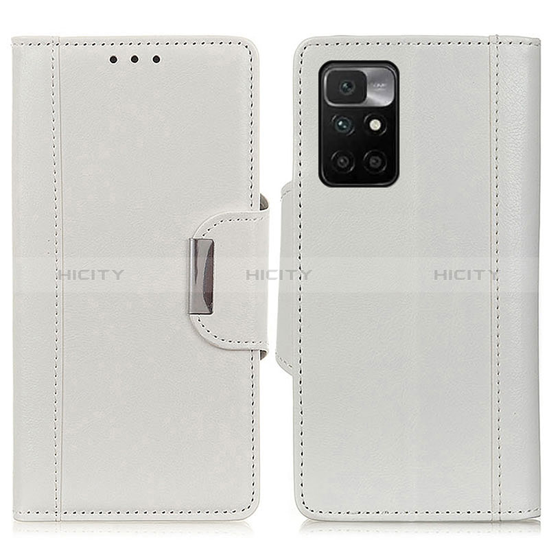Handytasche Stand Schutzhülle Flip Leder Hülle M01L für Xiaomi Redmi Note 11 4G (2021) Weiß