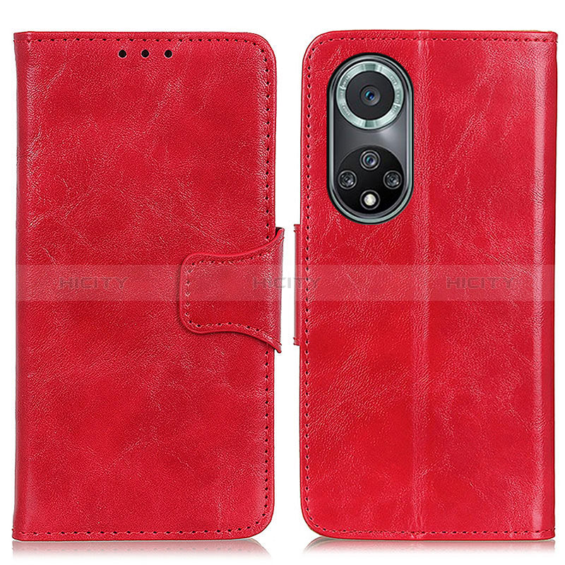 Handytasche Stand Schutzhülle Flip Leder Hülle M02L für Huawei Honor 50 Pro 5G Rot Plus