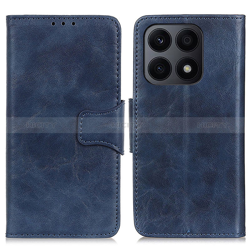 Handytasche Stand Schutzhülle Flip Leder Hülle M02L für Huawei Honor X8a 4G Blau