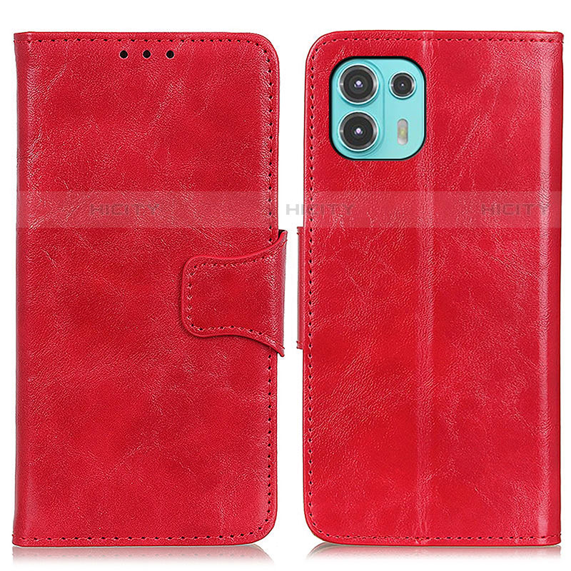 Handytasche Stand Schutzhülle Flip Leder Hülle M02L für Motorola Moto Edge 20 Lite 5G Rot Plus