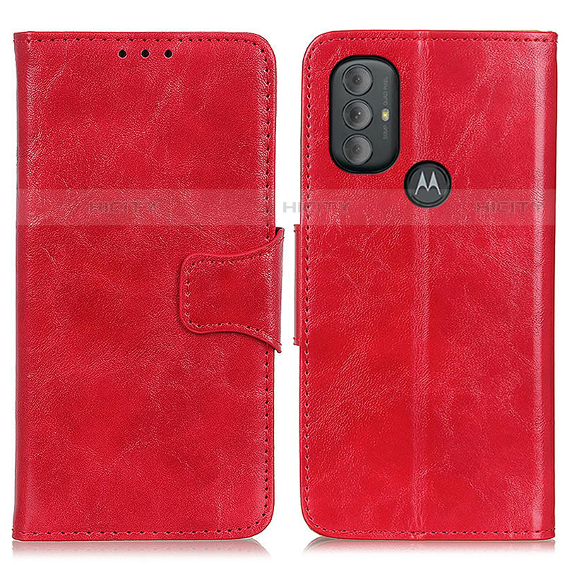 Handytasche Stand Schutzhülle Flip Leder Hülle M02L für Motorola Moto G Power (2022) Rot