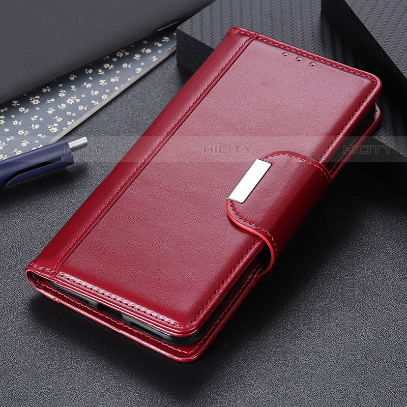 Handytasche Stand Schutzhülle Flip Leder Hülle M02L für Motorola Moto G10 Rot