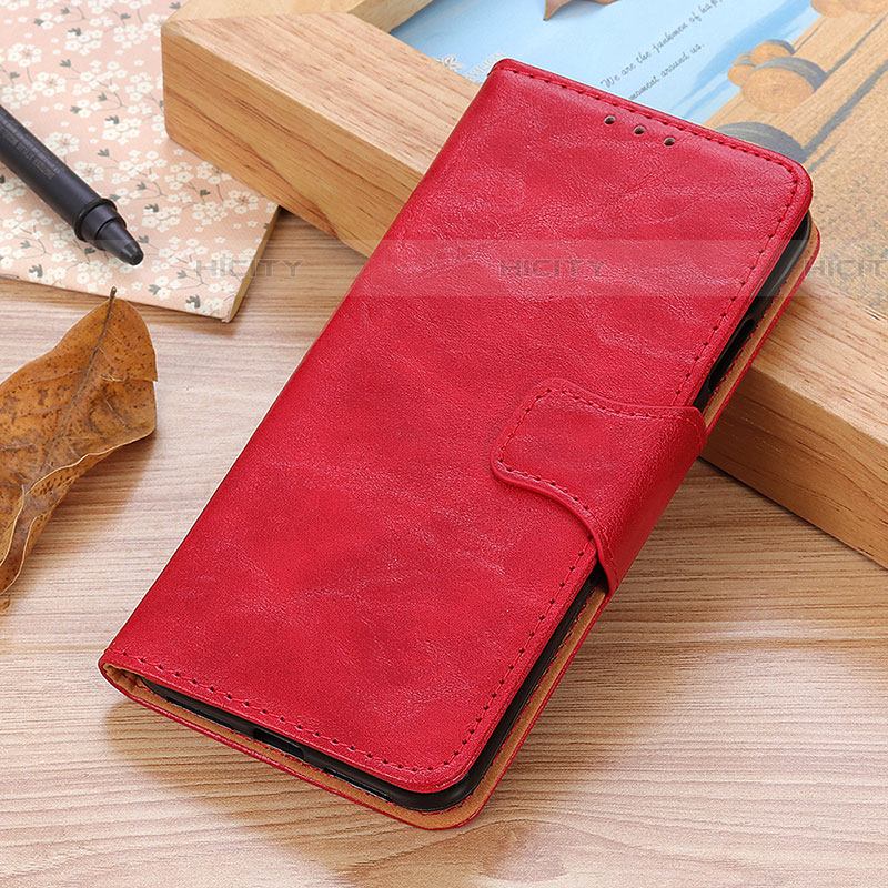 Handytasche Stand Schutzhülle Flip Leder Hülle M02L für Samsung Galaxy A03s Rot Plus