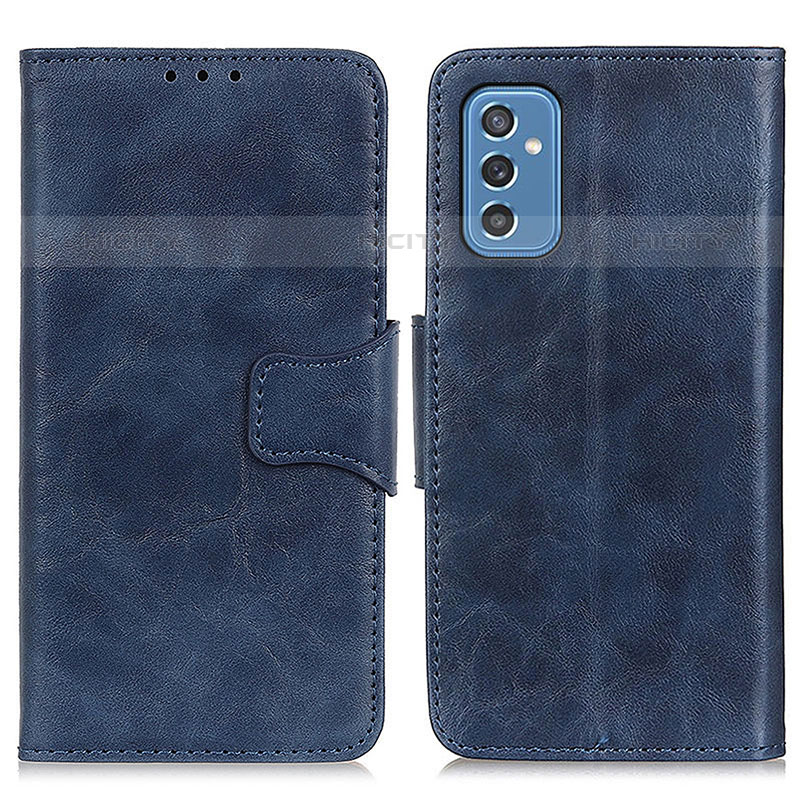 Handytasche Stand Schutzhülle Flip Leder Hülle M02L für Samsung Galaxy M52 5G Blau