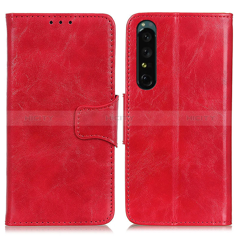 Handytasche Stand Schutzhülle Flip Leder Hülle M02L für Sony Xperia 1 IV groß