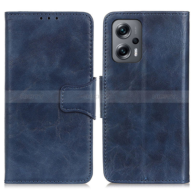 Handytasche Stand Schutzhülle Flip Leder Hülle M02L für Xiaomi Redmi Note 11T Pro 5G Blau Plus