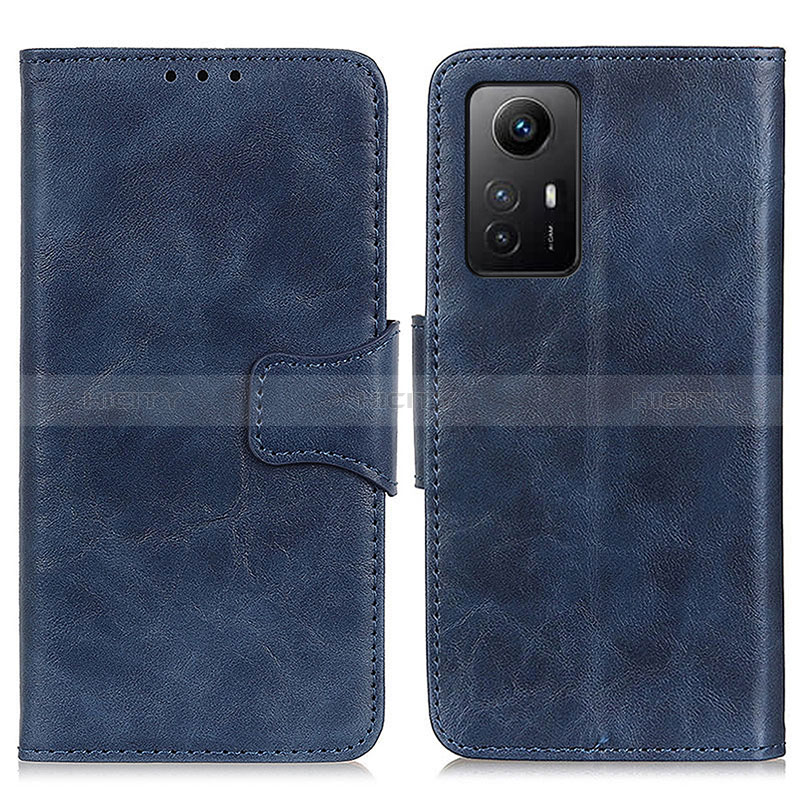 Handytasche Stand Schutzhülle Flip Leder Hülle M02L für Xiaomi Redmi Note 12S Blau Plus