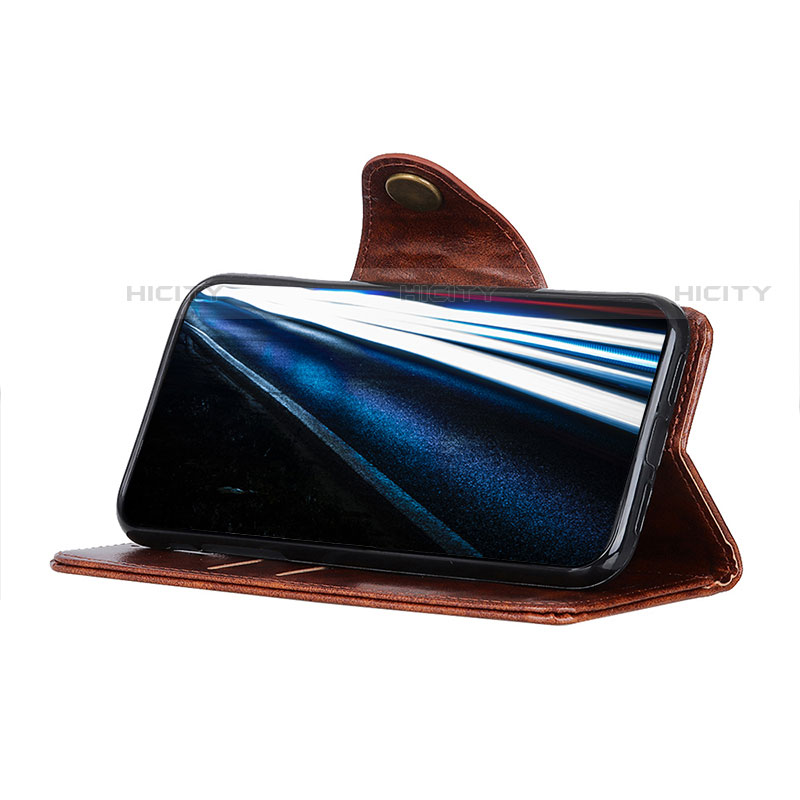 Handytasche Stand Schutzhülle Flip Leder Hülle M03L für Samsung Galaxy S21 Ultra 5G groß