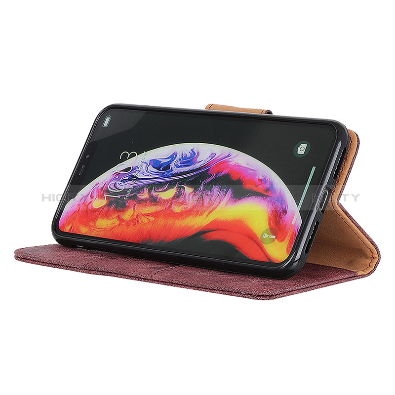 Handytasche Stand Schutzhülle Flip Leder Hülle M03L für Sony Xperia Ace II groß