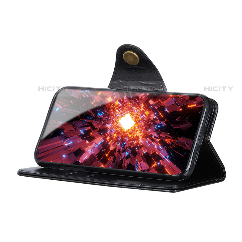 Handytasche Stand Schutzhülle Flip Leder Hülle M04L für Motorola Moto E32s