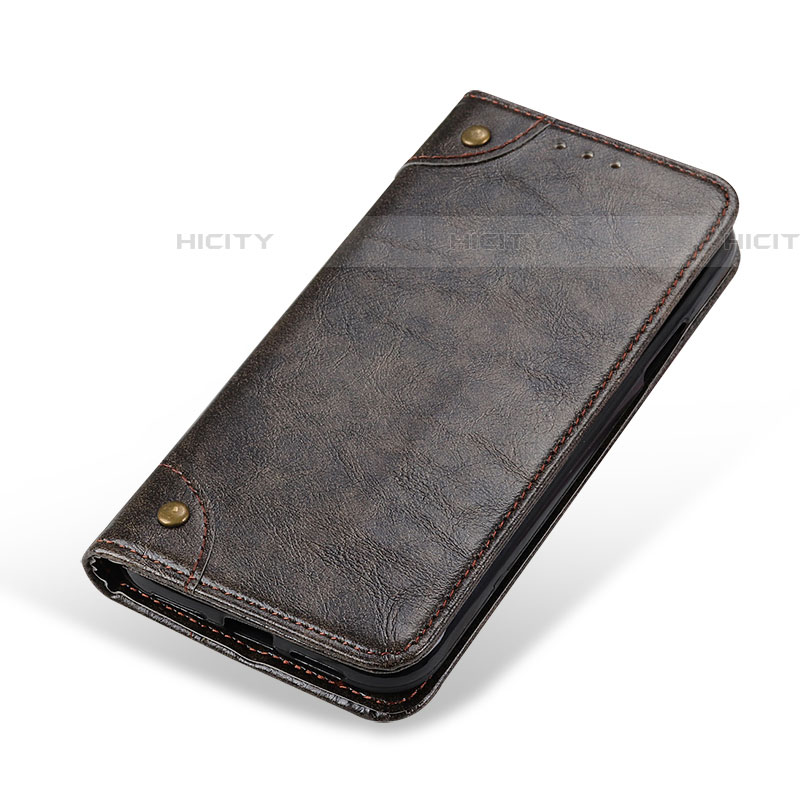 Handytasche Stand Schutzhülle Flip Leder Hülle M04L für Samsung Galaxy A72 4G Bronze Plus