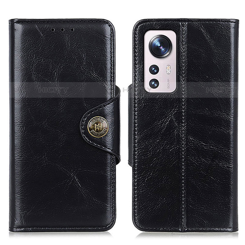 Handytasche Stand Schutzhülle Flip Leder Hülle M04L für Xiaomi Mi 12 Pro 5G Schwarz