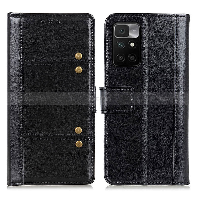 Handytasche Stand Schutzhülle Flip Leder Hülle M04L für Xiaomi Redmi Note 11 4G (2021) Schwarz