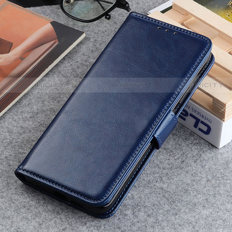 Handytasche Stand Schutzhülle Flip Leder Hülle M05L für Motorola Moto Edge Plus (2022) 5G Blau