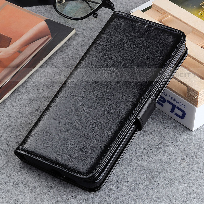 Handytasche Stand Schutzhülle Flip Leder Hülle M05L für Motorola Moto Edge S30 5G Schwarz Plus