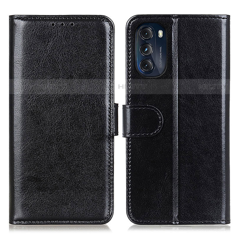 Handytasche Stand Schutzhülle Flip Leder Hülle M05L für Motorola Moto G 5G (2022) Schwarz