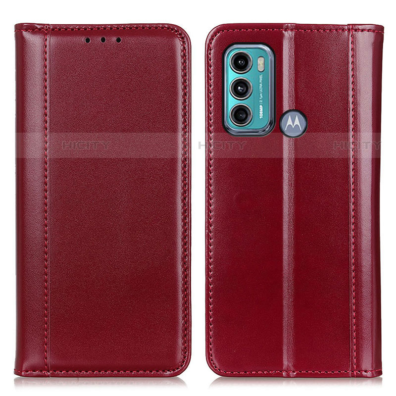 Handytasche Stand Schutzhülle Flip Leder Hülle M05L für Motorola Moto G60 Rot