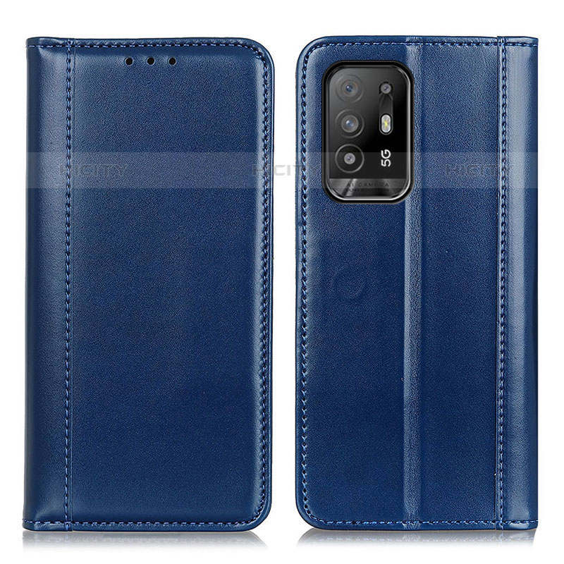 Handytasche Stand Schutzhülle Flip Leder Hülle M05L für Oppo A94 5G Blau Plus