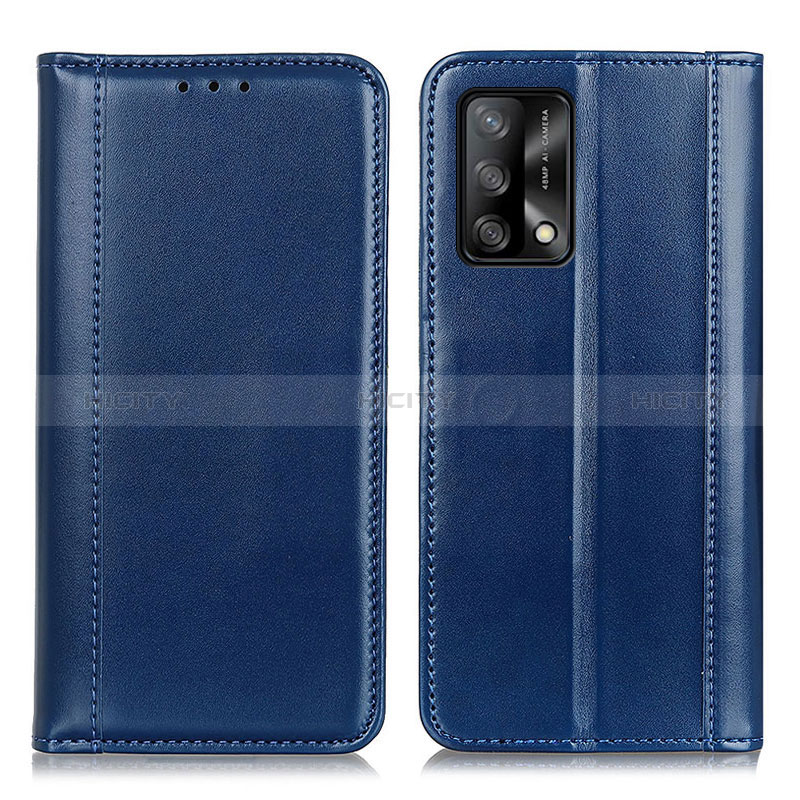 Handytasche Stand Schutzhülle Flip Leder Hülle M05L für Oppo F19s Blau