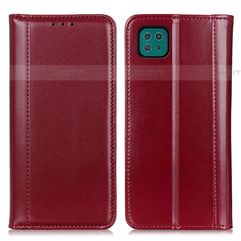 Handytasche Stand Schutzhülle Flip Leder Hülle M05L für Samsung Galaxy F42 5G Rot